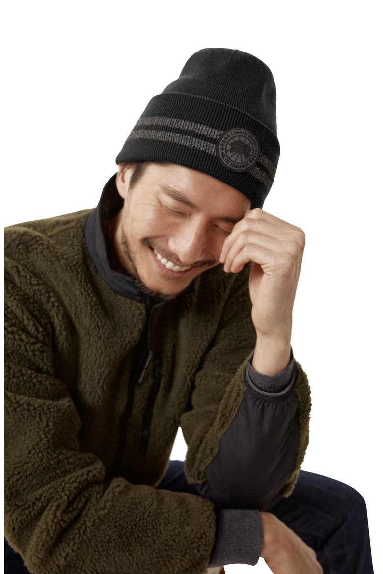 Arctic Disc Reflective Beanie, Alternate, color, BLACK - NOIR