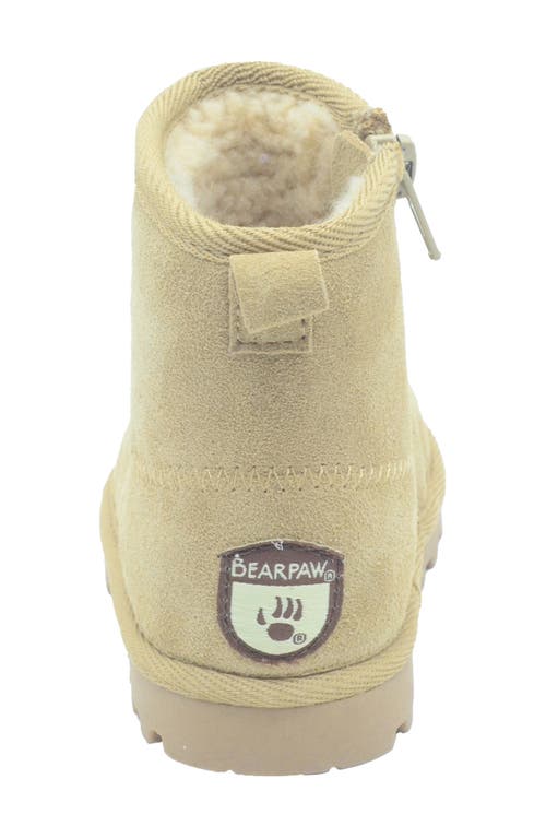 Bearpaw Kids' Bootie With Faux Fur Lining In Multi