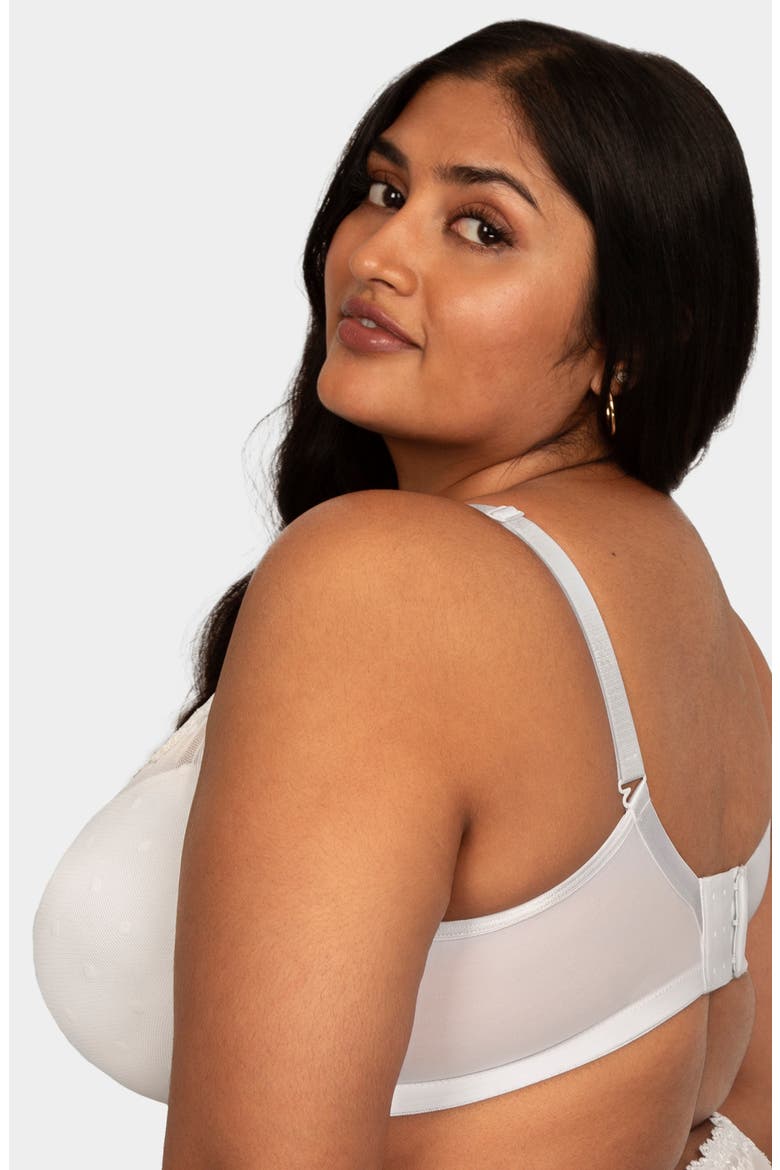 Sheer Whisper Plunge Underwire T-Shirt Bra, Alternate, color, PEARL