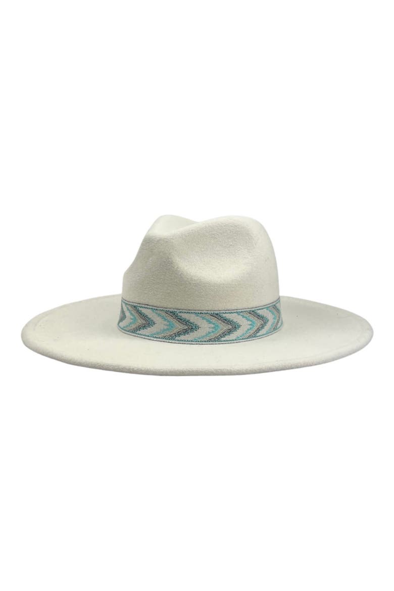 Wide Brim Felt Panama Hat, Main, color, IVORY