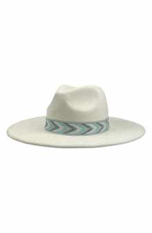 MARCUS ADLER Wide Brim Felt Panama Hat