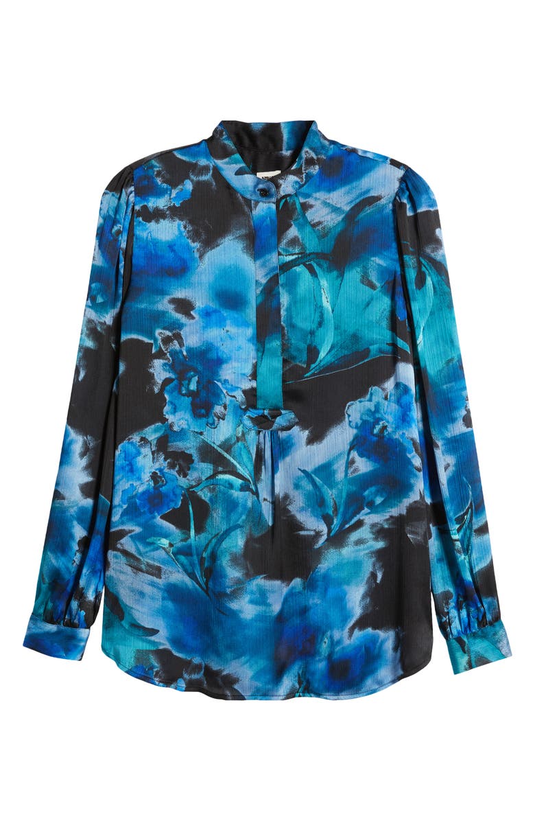 Anne Klein Abstract Floral Textured Tunic, Alternate, color, 