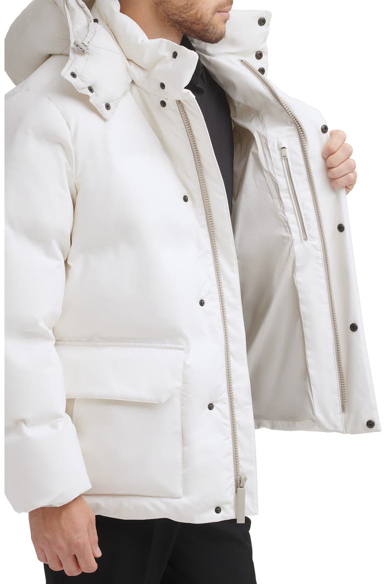 Hooded Puffer Jacket, Alternate, color, ICE
