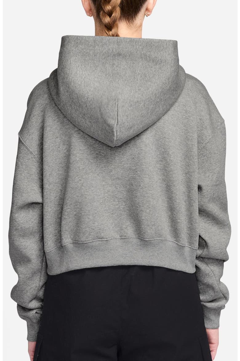 Sportswear Phoenix Fleece Crop Sweatshirt, Alternate, color, DARK GREY HEATHER/ BASE GREY
