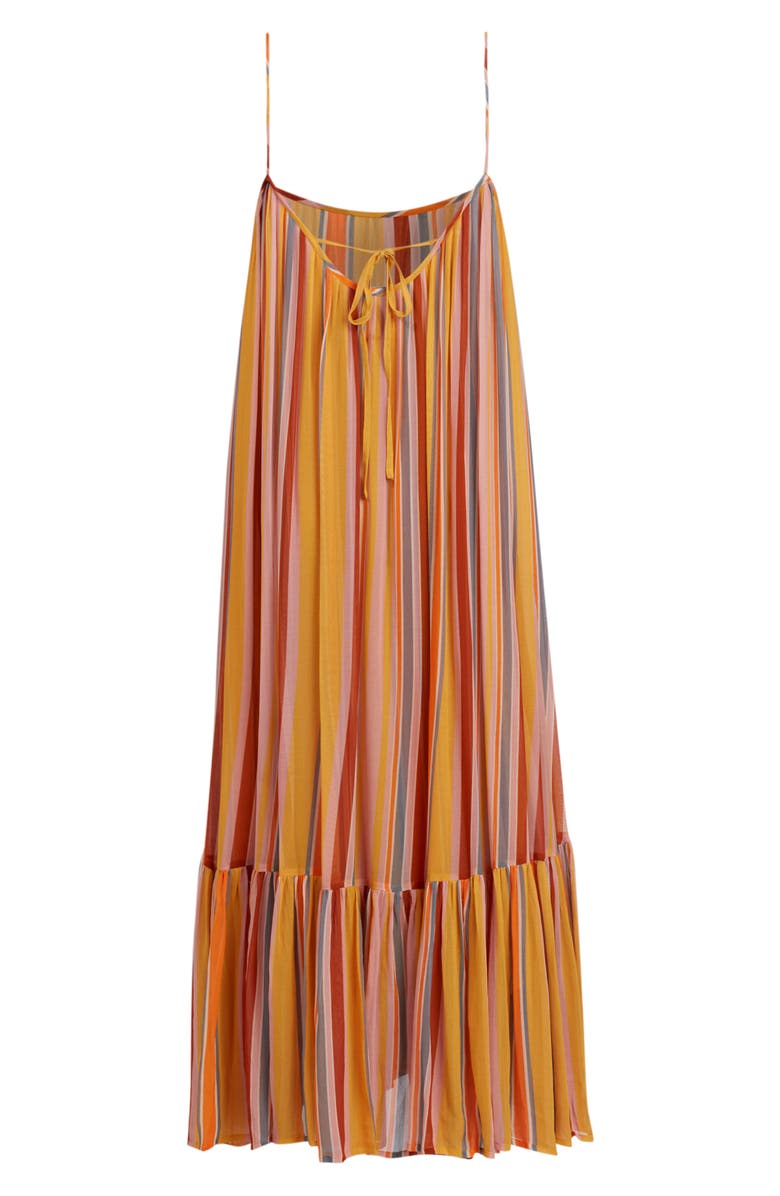 AllSaints Paola Stripe Sleeveless Dress, Alternate, color, 