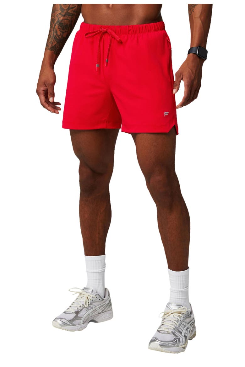 Men's The 5" One Short, Alternate, color, Heated Red