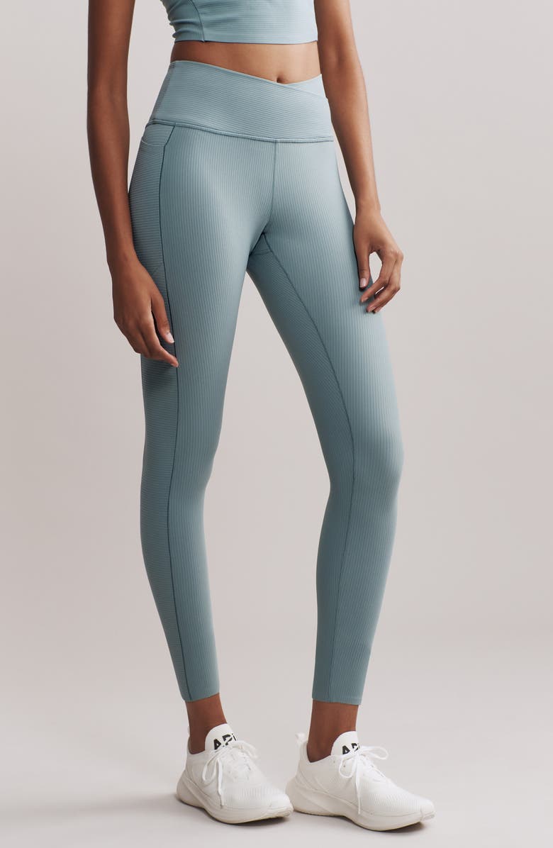 Rhone Ripple Pocket Ankle Leggings, Alternate, color, Blue Hue