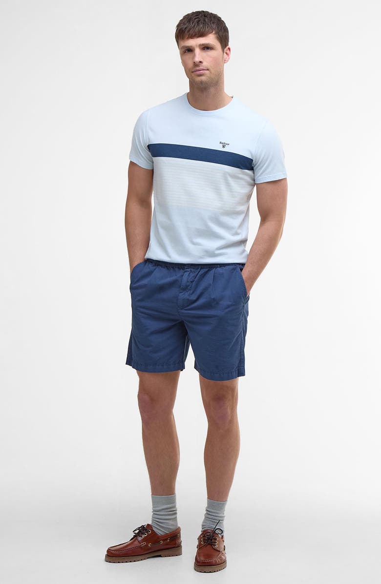 Barbour Braeside Stripe Cotton T-Shirt, Alternate, color, Bleached Blue