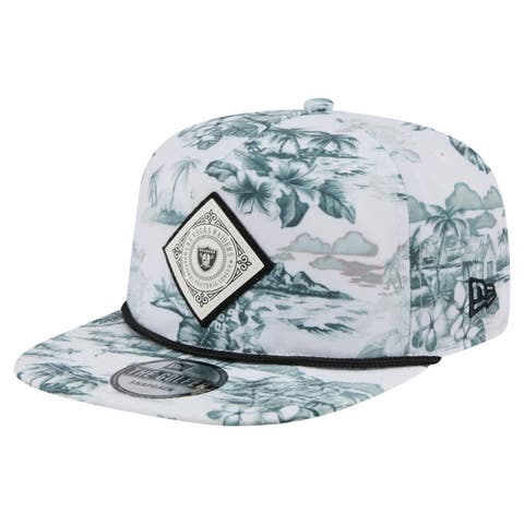 Men's New Era  White Las Vegas Raiders Adventure Golfer Snapback Hat