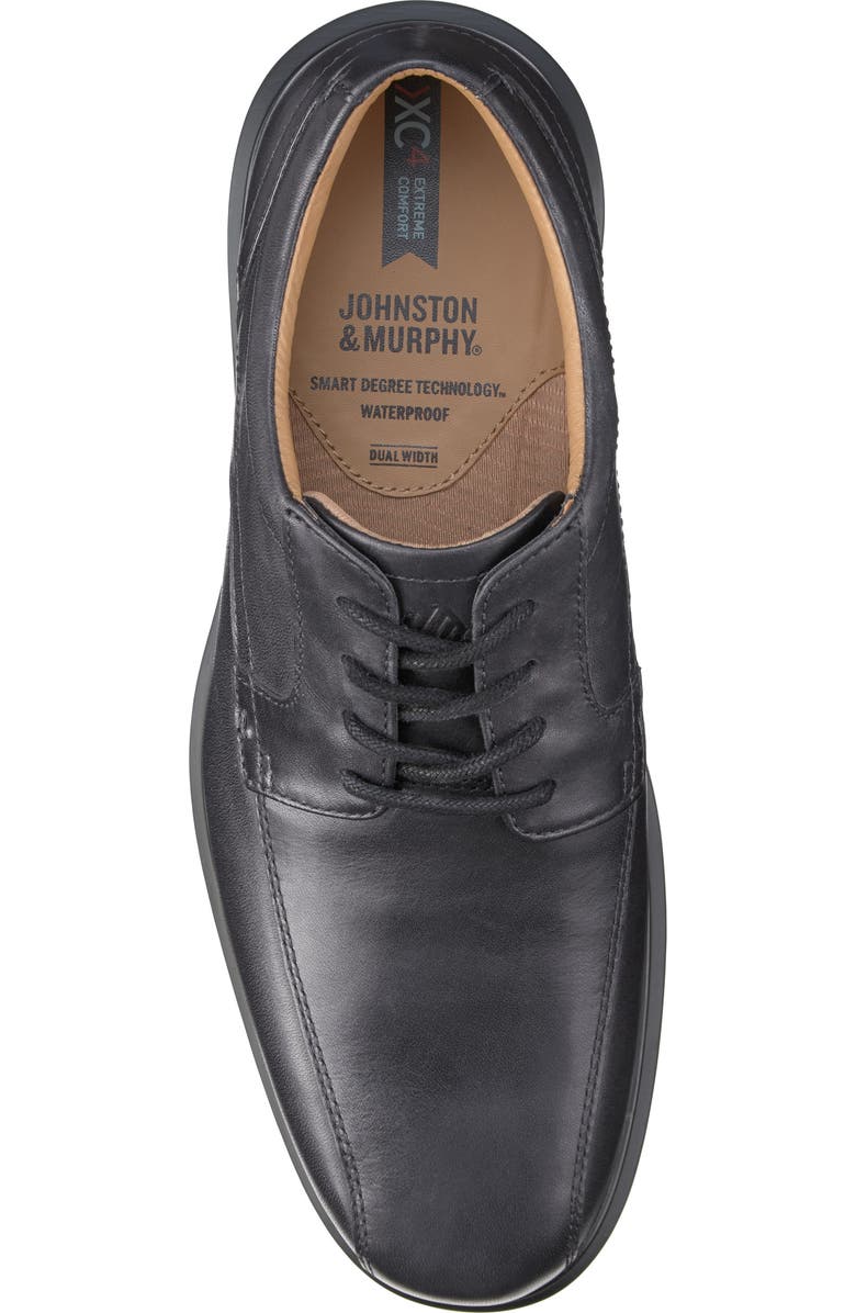 Johnston & Murphy Stanton Runoff 2.0 XC4 Waterproof Derby, Alternate, color, Black Waterproof Full Grain