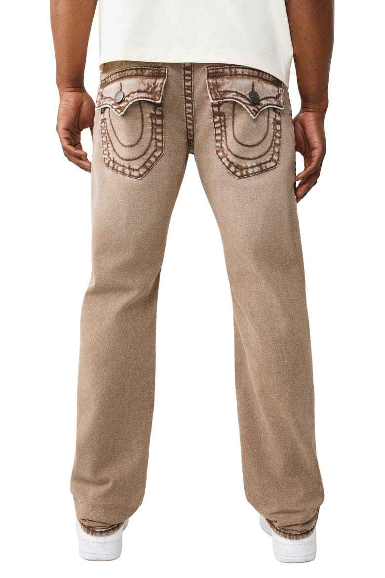 Ricky Super T Jimmy Flap Straight Jeans, Alternate, color, OVERGROWN TAN WASH