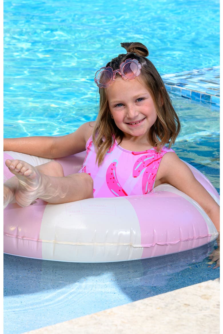 Banana Split One Piece Swimsuit, Alternate, color, Banana Split