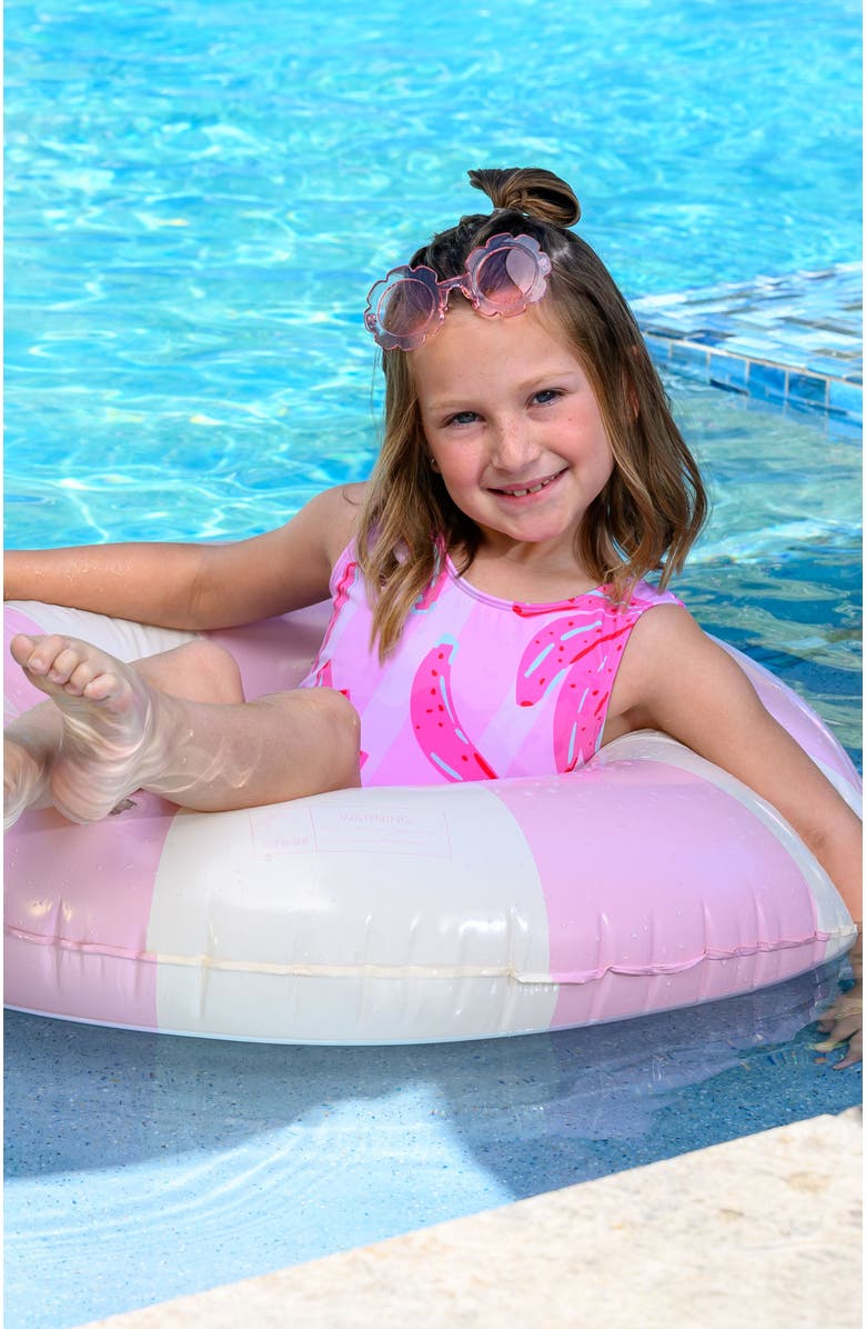 Destira Banana Split One Piece Swimsuit, Alternate, color, Banana Split