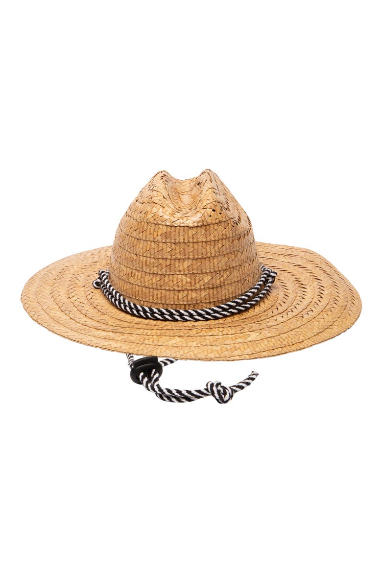 Kwai Braided Straw Lifeguard Hat, Main, color, NATURAL