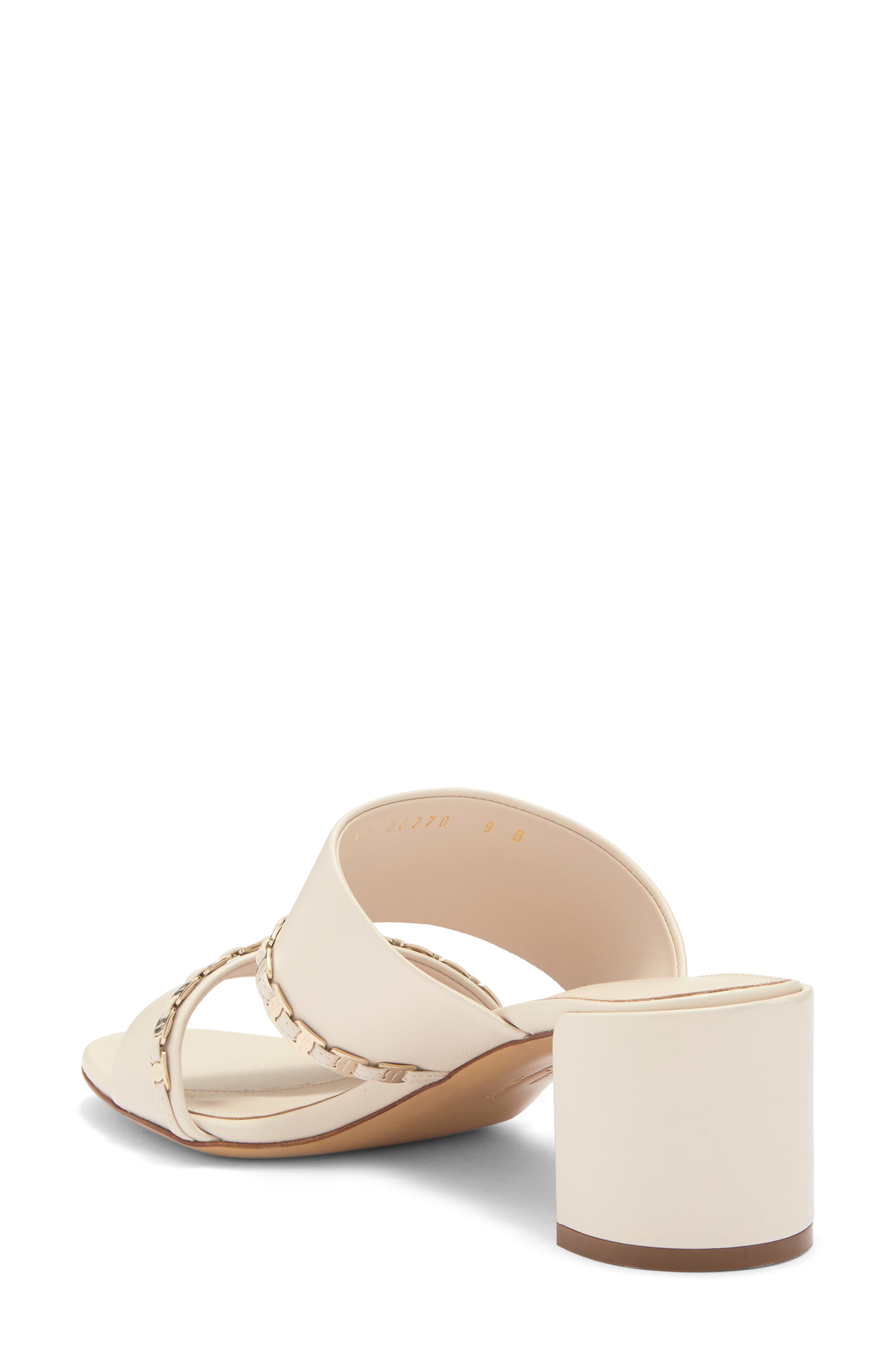 FERRAGAMO Trabia Chain Block Heel Slide Sandal (Women) | Nordstromrack