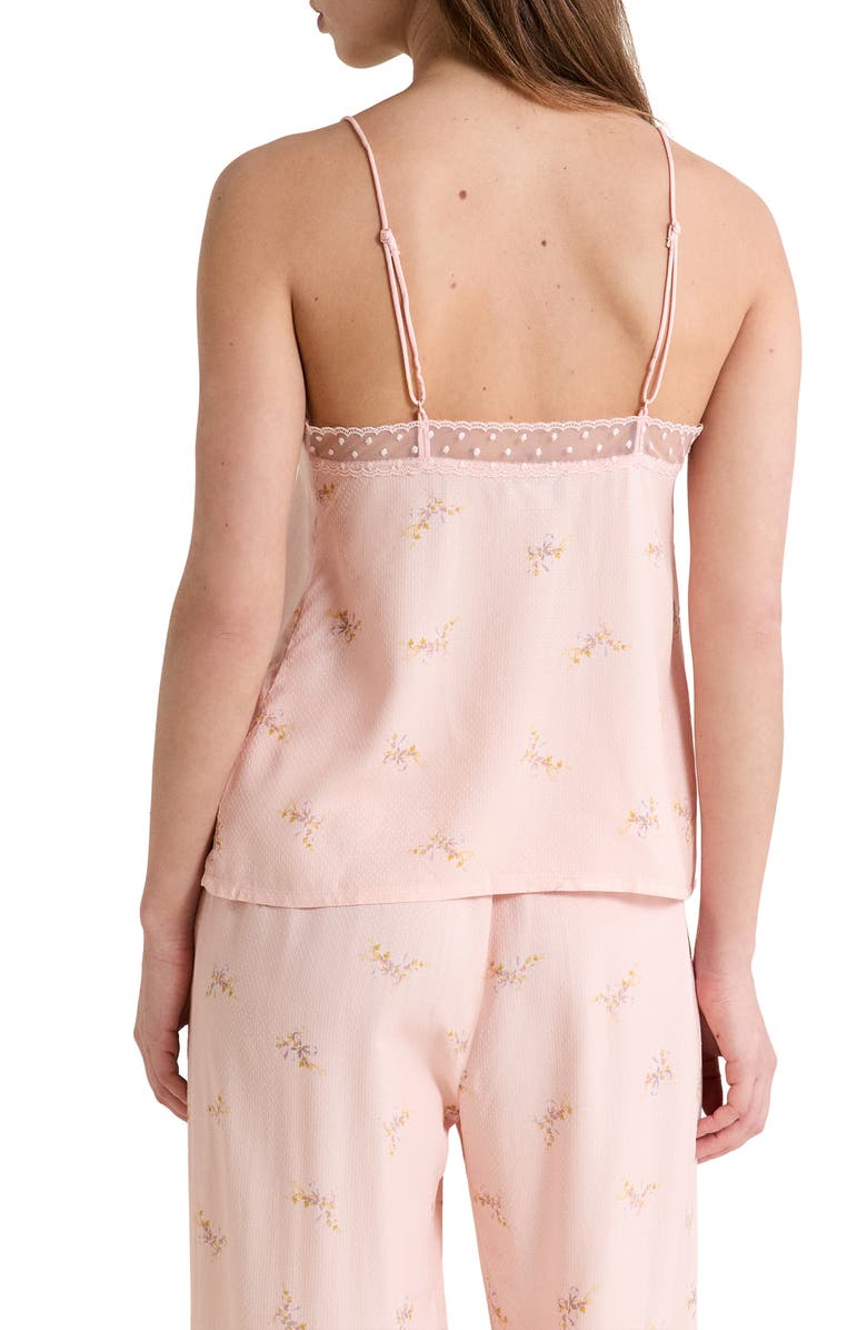 Etam Plumia Caraco Camisole, Alternate, color, Imp Bleu Vert