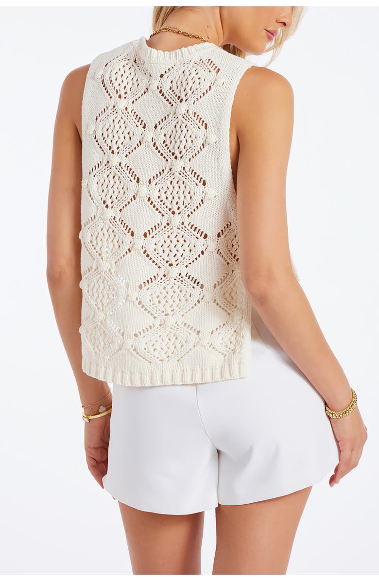 Bishop + Young Provence Side Tie Sweater, Alternate, color, Sand