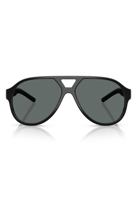 58mm Pilot Sunglasses