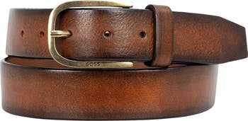 BOSS Kai Full Grain Leather Belt | Nordstrom