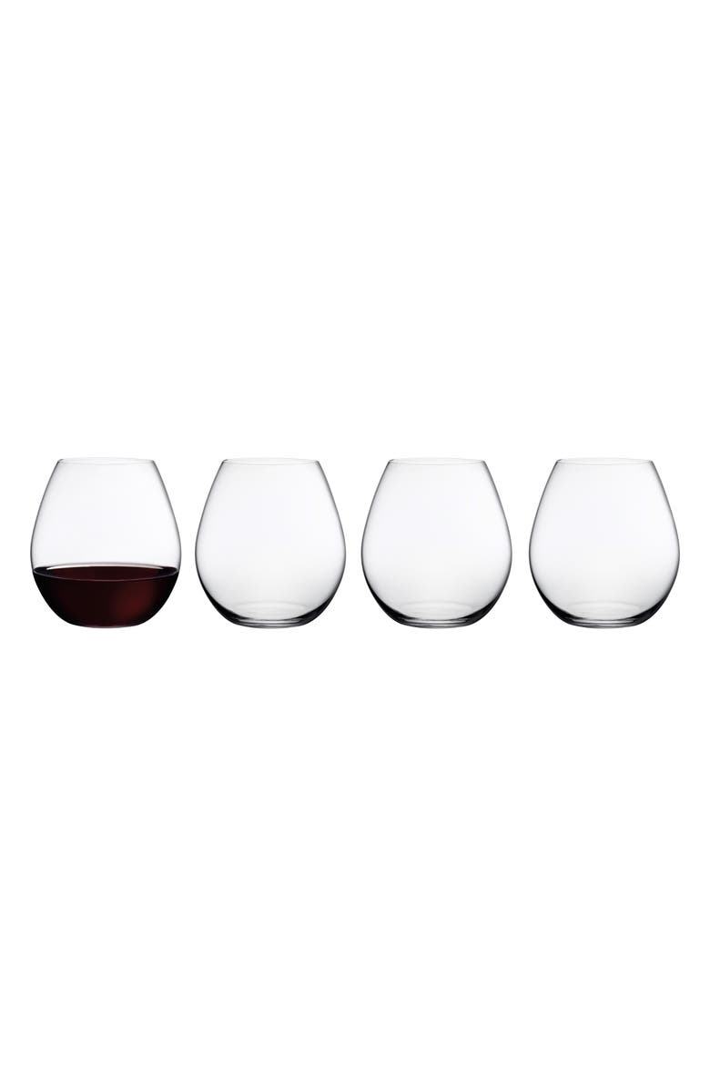 NUDE Pure Set of 4 Stemless Bourgogne Glasses, Alternate, color,