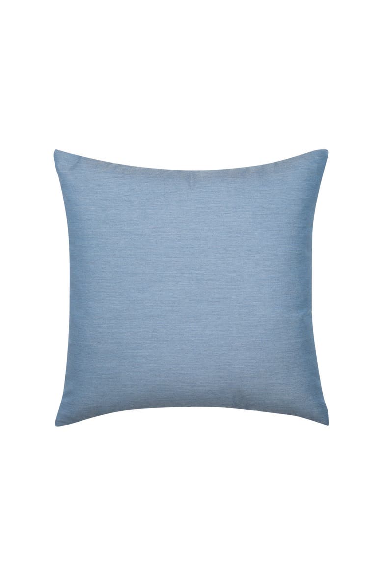 Illusion Handmade dimensional applique Indoor & Outdoor Woven Accent Pillow, Alternate, color, Ocean