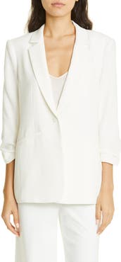 Cinq à Sept Khloe Ruched Sleeve Blazer