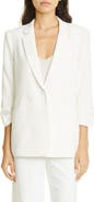 Cinq à Sept Khloe Ruched Sleeve Blazer