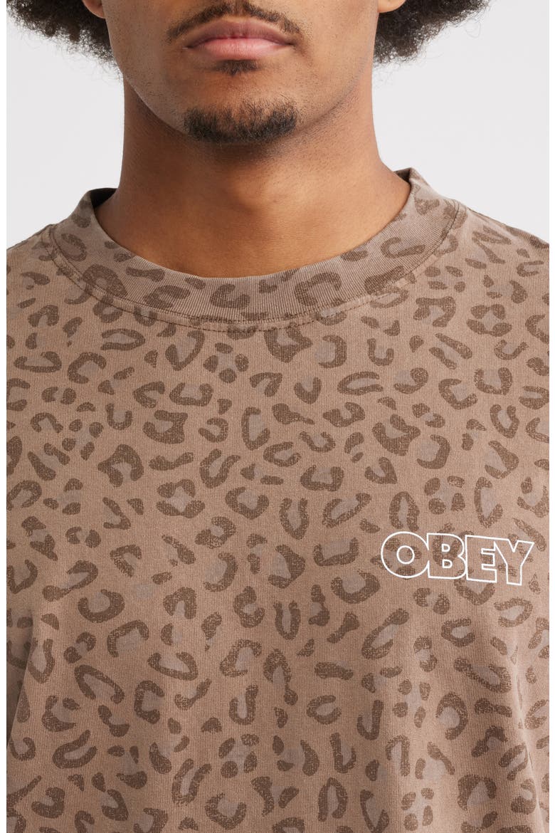 Treble Graphic T-Shirt, Alternate, color, LEOPARD CAMO