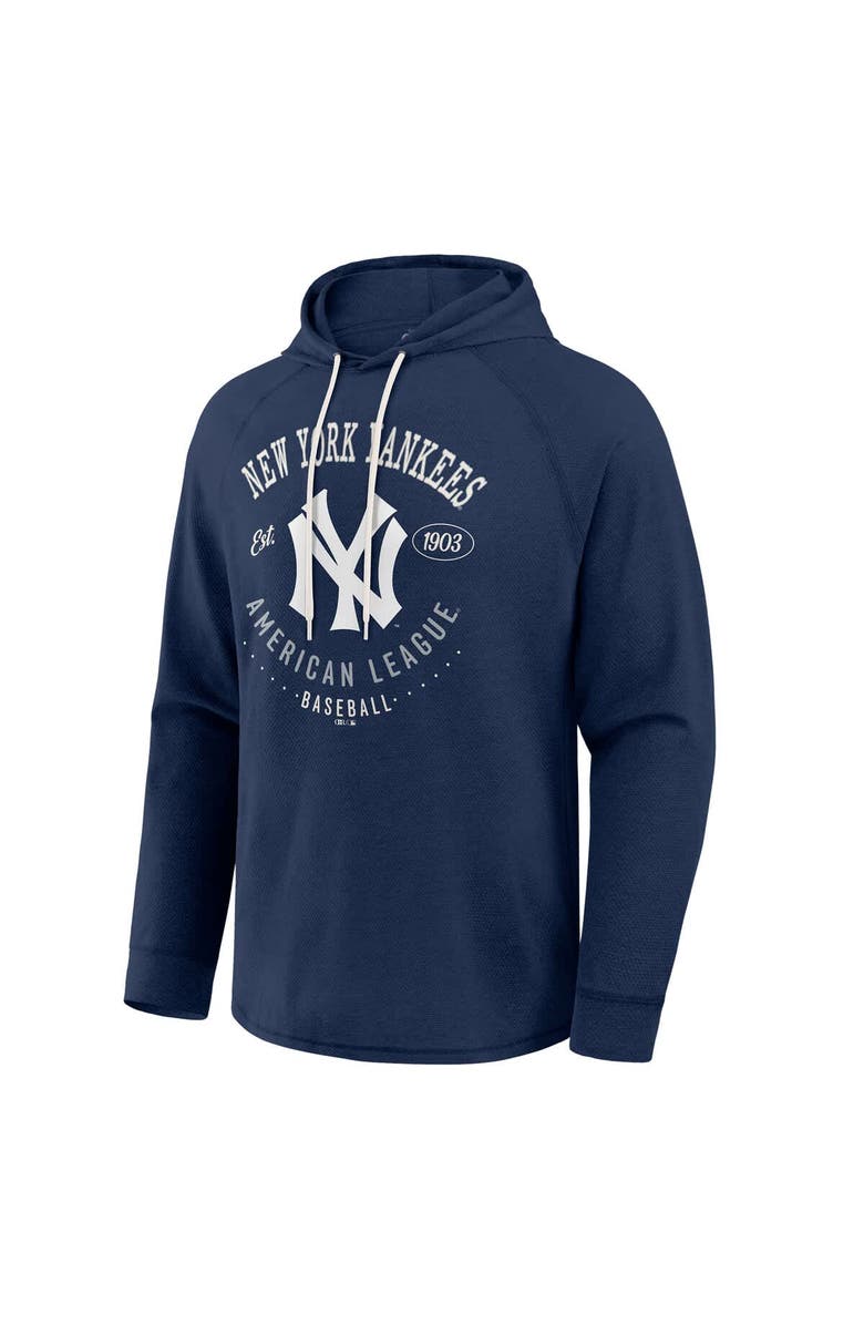Darius Rucker Collection by Fanatics Men's Darius Rucker Collection by Fanatics Navy New York Yankees Raglan Hooded Long Sleeve T-Shirt, Alternate, color, Navy