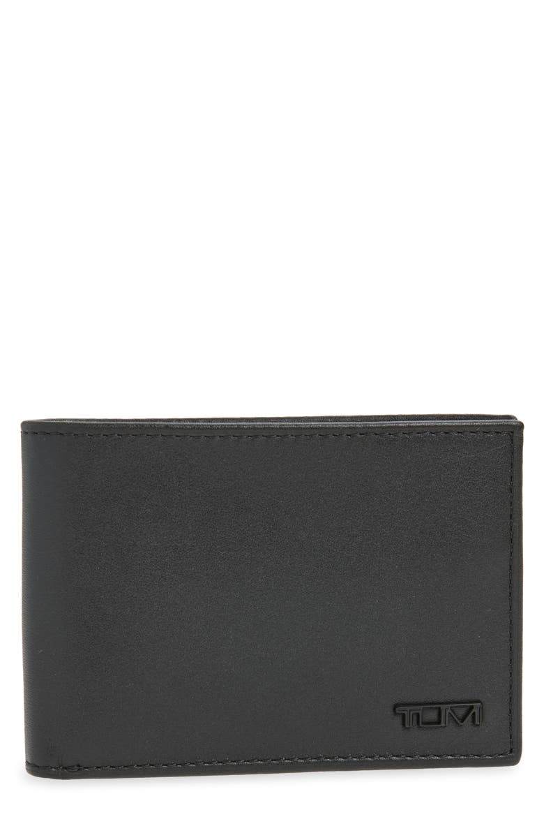 Delta ID Lock Shielded Slim Single Billfold, Alternate, color, BLACK