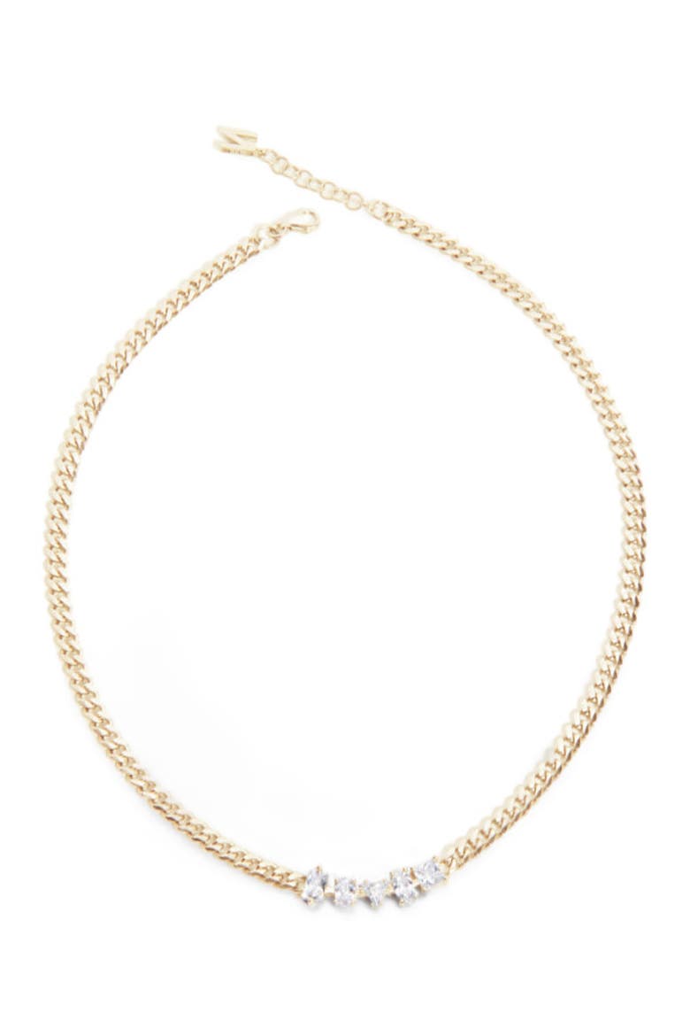 Carrie Necklace, Main, color, White/Gold