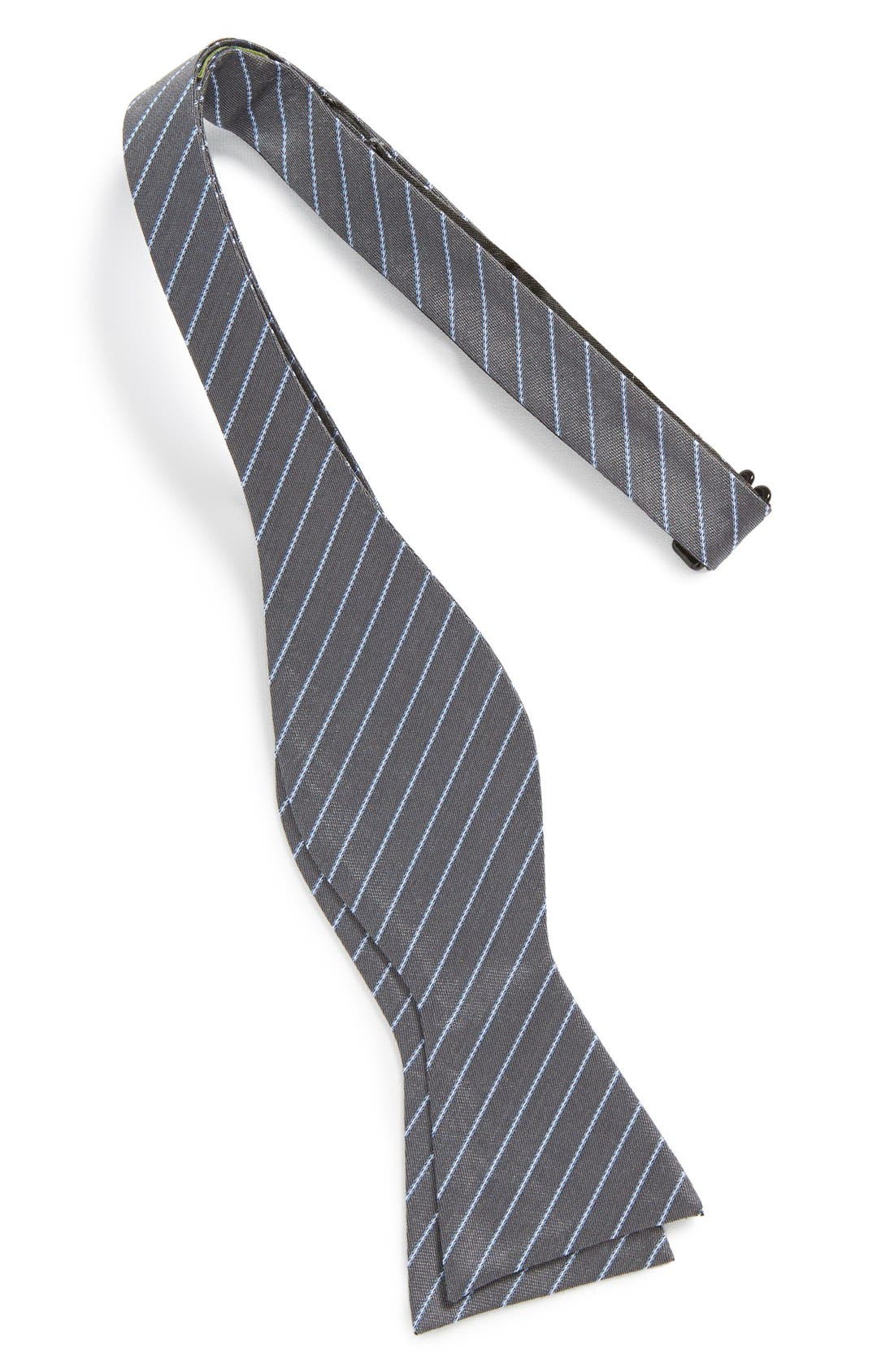 Calibrate 'Isabela' Stripe Silk Blend Bow Tie (Men) | Nordstrom