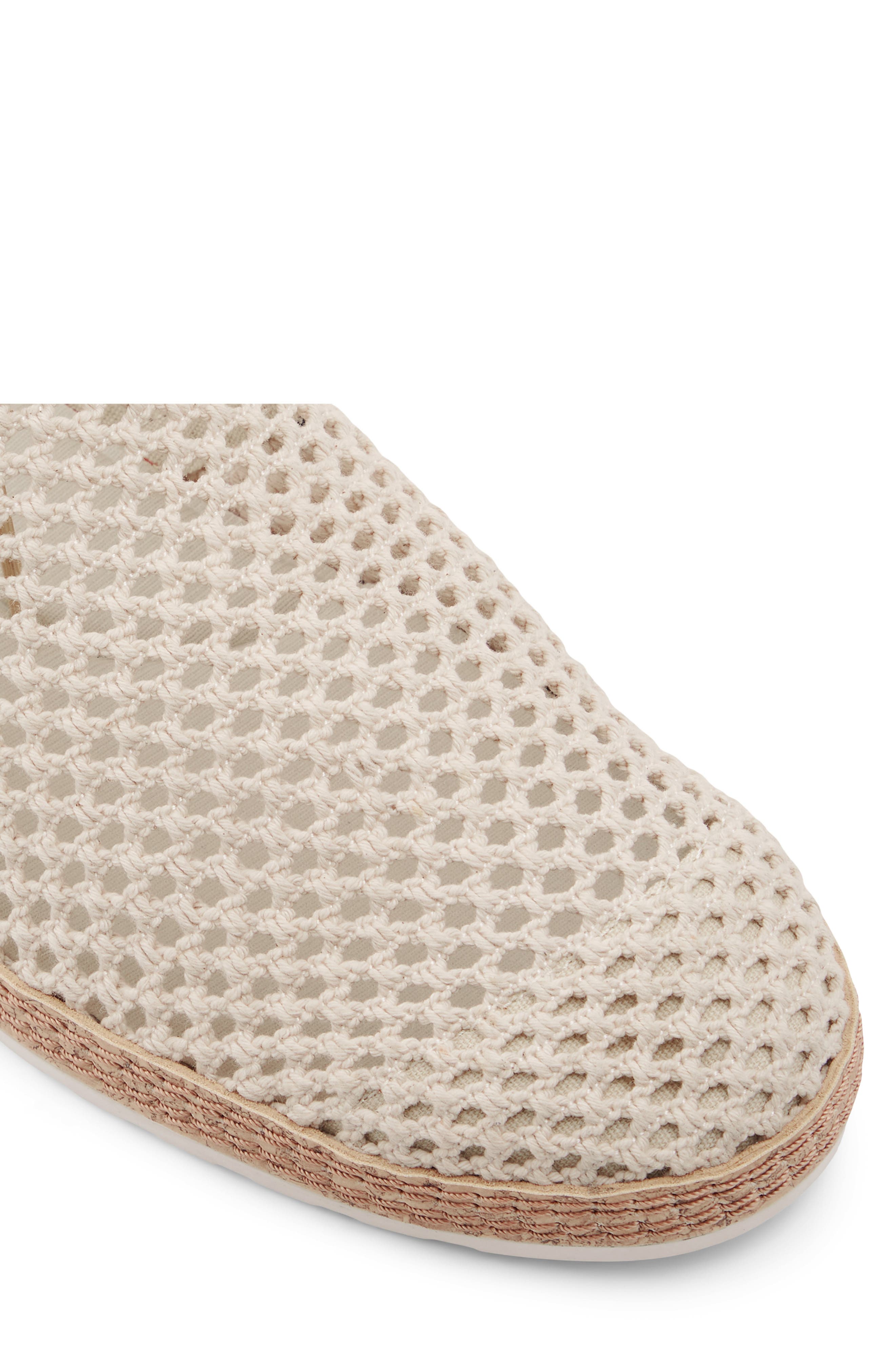 ALDO Kianou Crochet Slip-On, Alternate, color, Beige