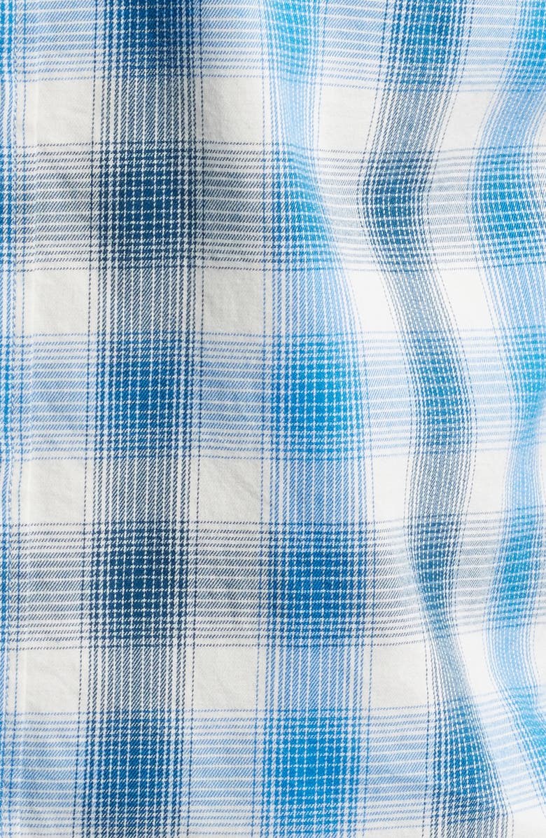 UNTUCKit Bauer Ombré Check Flannel Button-Up Shirt, Alternate, color, 