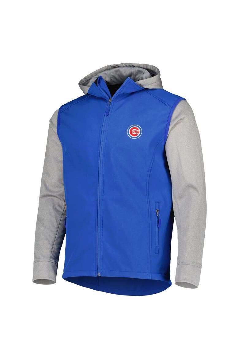 Men's Dunbrooke Royal/Heather Gray Chicago Cubs Alpha Full-Zip Jacket, Alternate, color, Royal