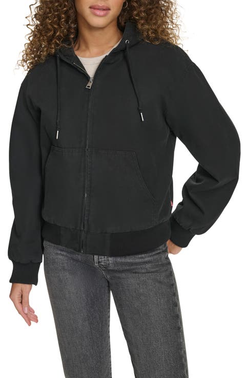 Work Cotton Canvas Zip Jacket