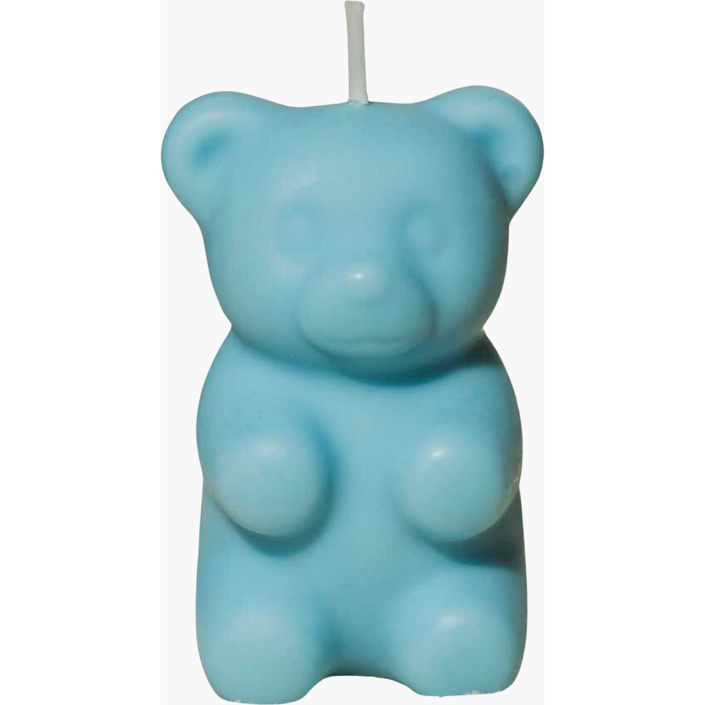 Southlake Gifts Gummy Bear Candle With Hidden Surprise In Light Blue