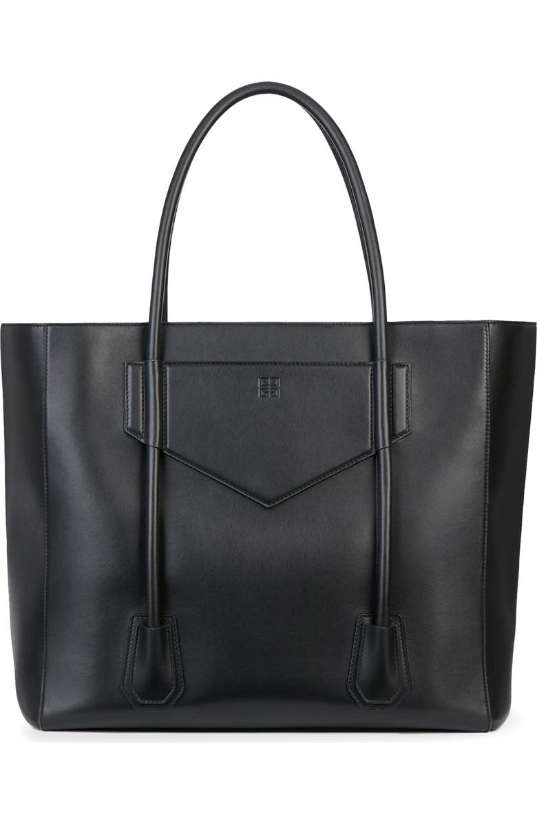 Givenchy Antigona Lock Soft Leather Tote, Alternate, color,