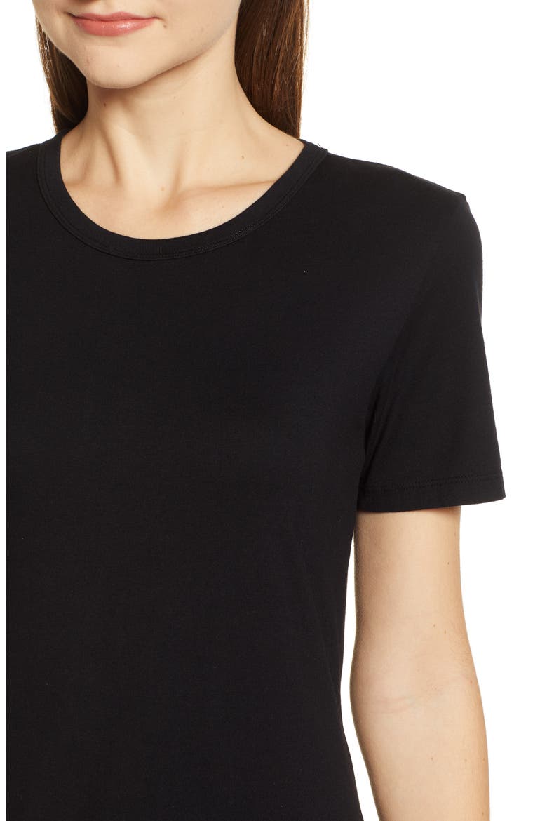 Alana Relaxed Maxi T-Shirt Dress, Alternate, color, TRUE BLACK