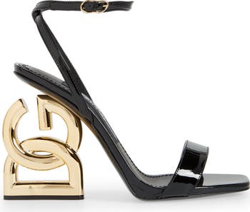 【関税送料込】Dolce&Gabbana Logo Heel Ankle Strap Sandal Dolce&Gabbana Logo Heel Ankle Strap Sandal (Women) | Nordstrom