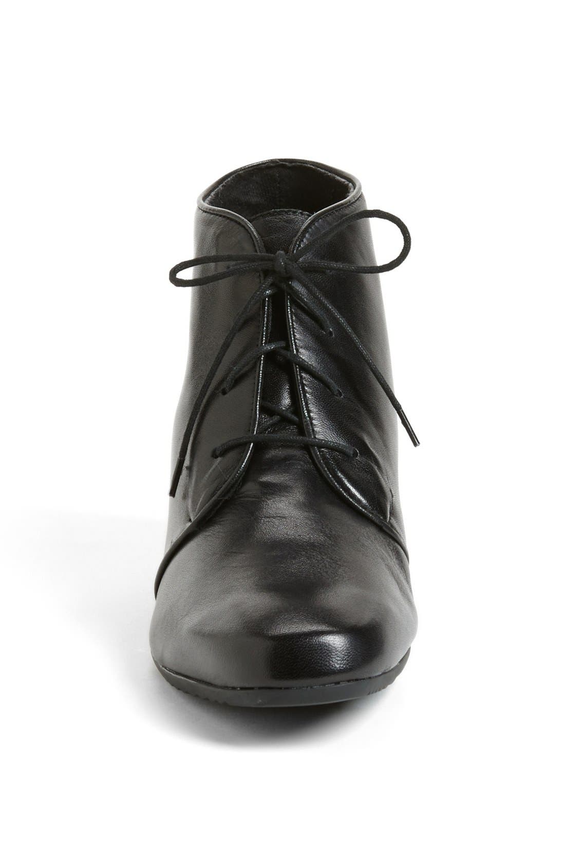 'Kara' Boot, Alternate, color, BLACK LEATHER