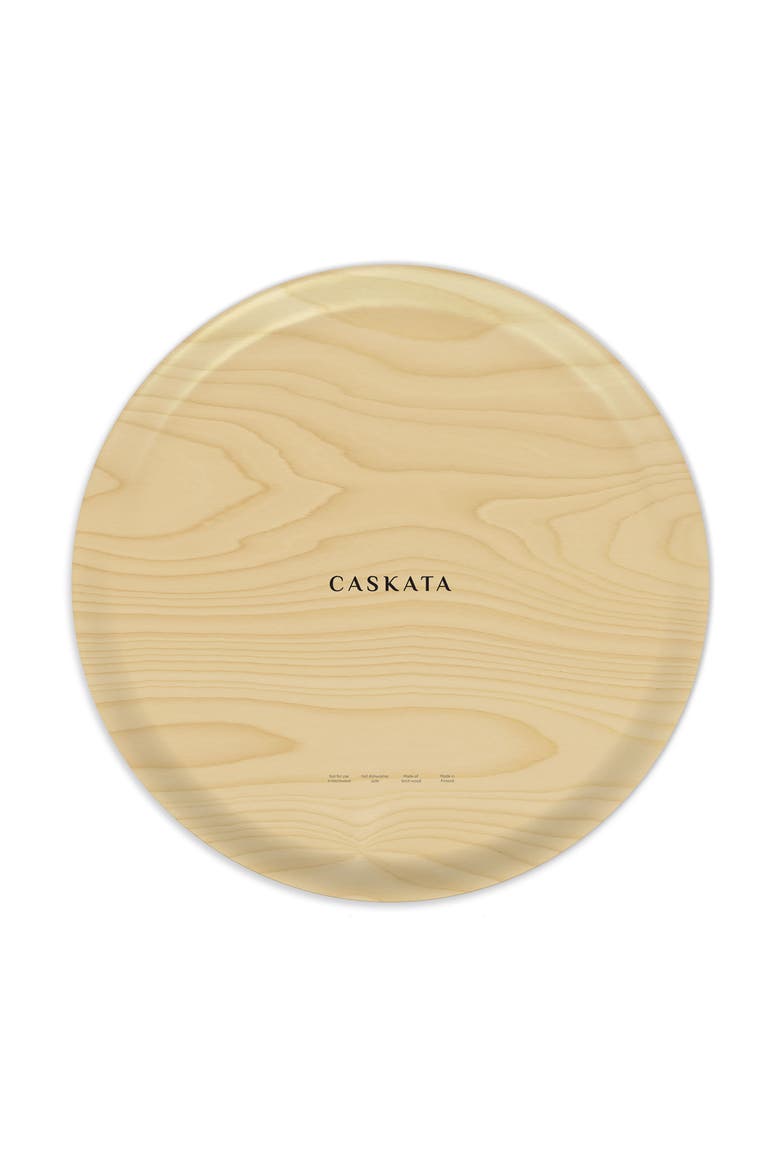 Bunny Maximus Large Rectangular Birchwood Tray - Wood & Melamine, Alternate, color, Lucy Round Tray