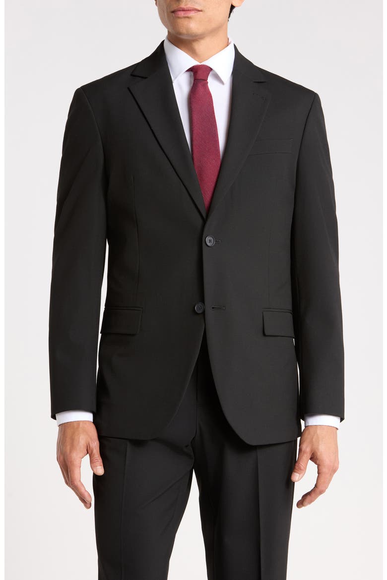 Classic Fit Suit Separate Jacket, Main, color, BLACK