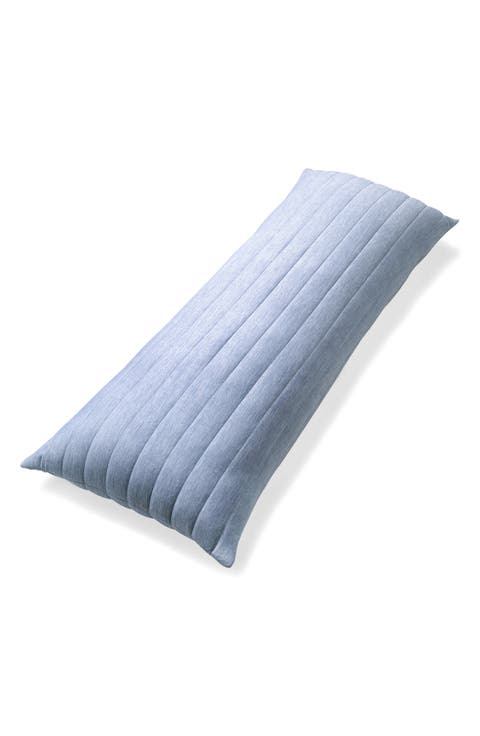 Below Zero Channel Quilted Body Pillow