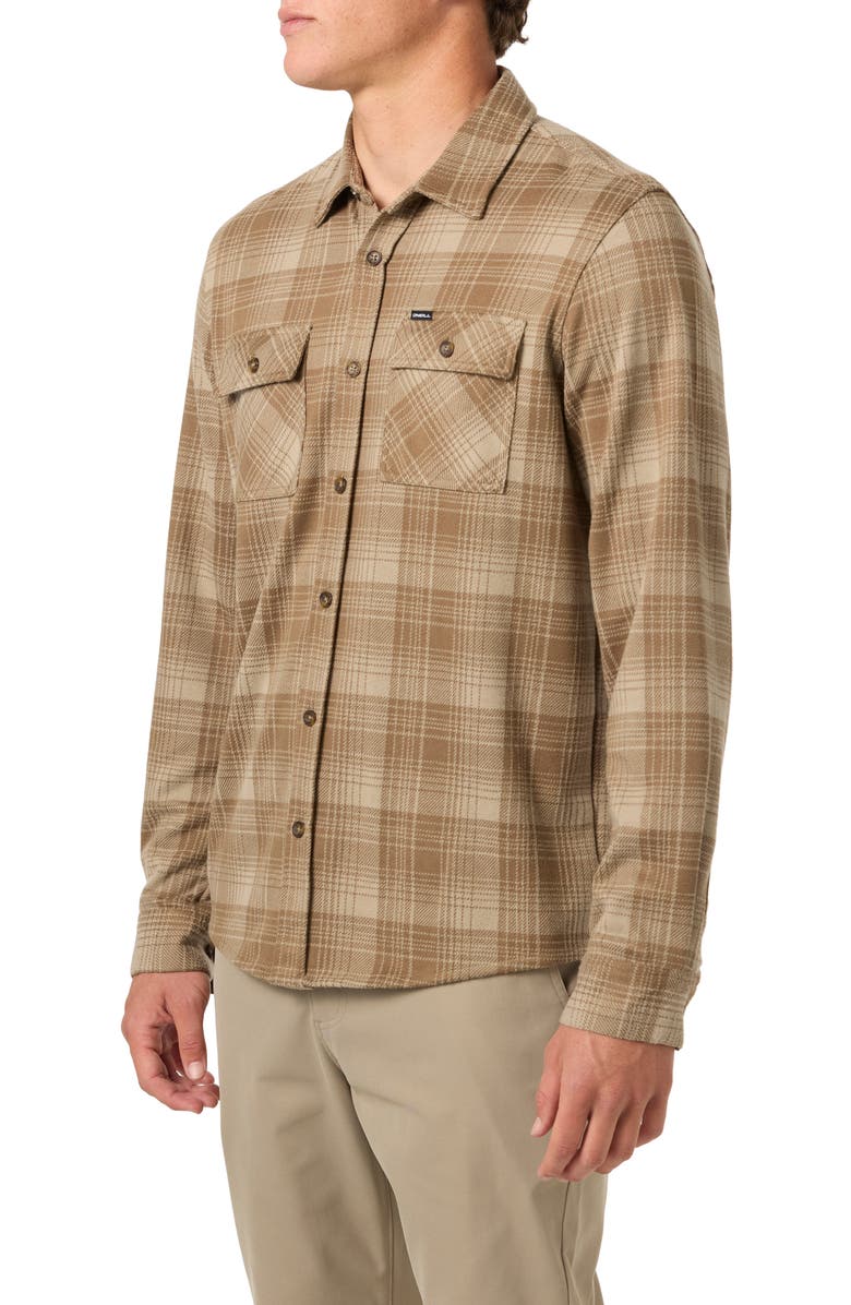 O'Neill Sutton Plaid Knit Shirt, Alternate, color,
