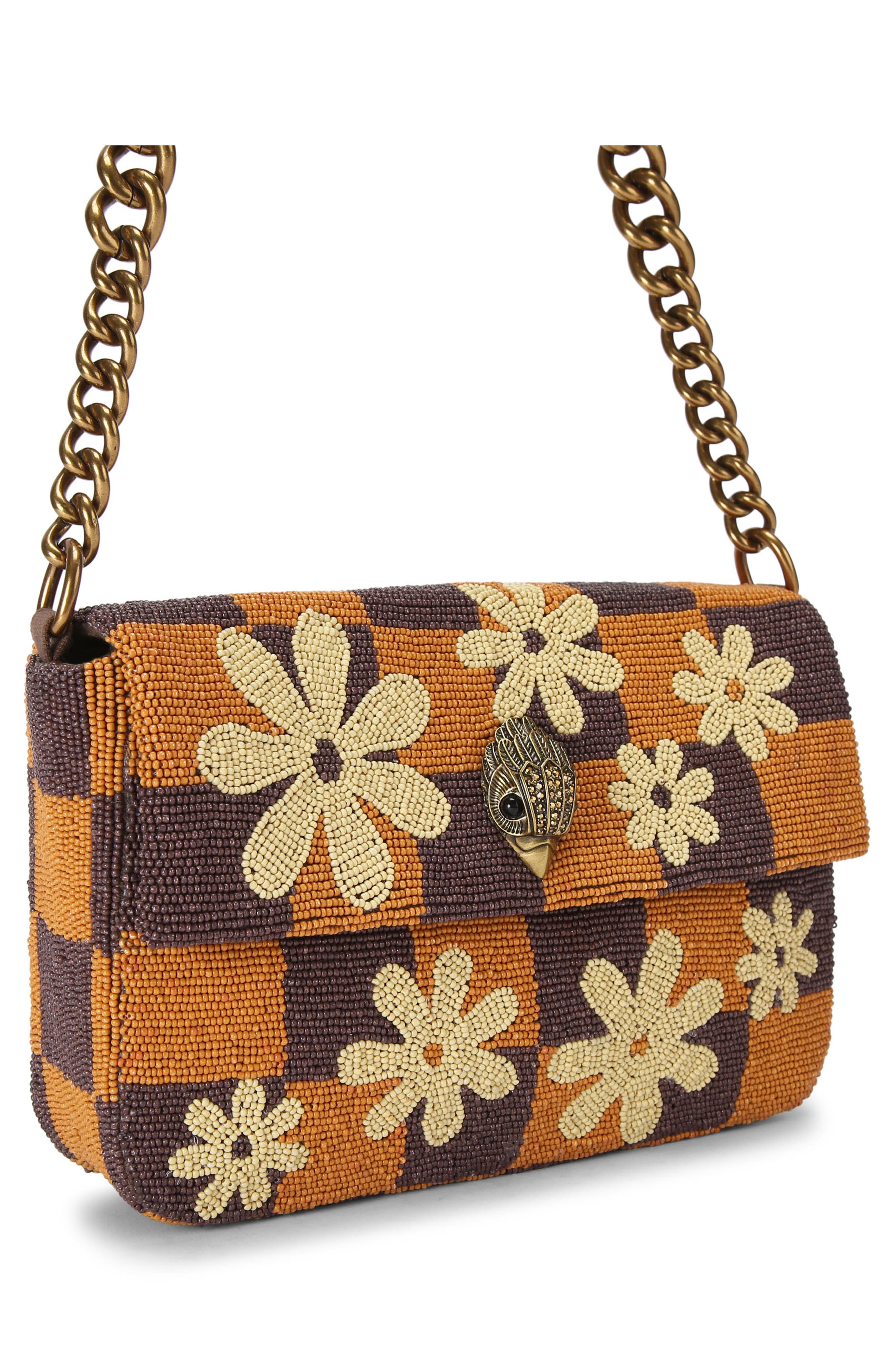 Kurt Geiger London Kensington Beaded Convertible Shoulder Bag, Alternate, color, 