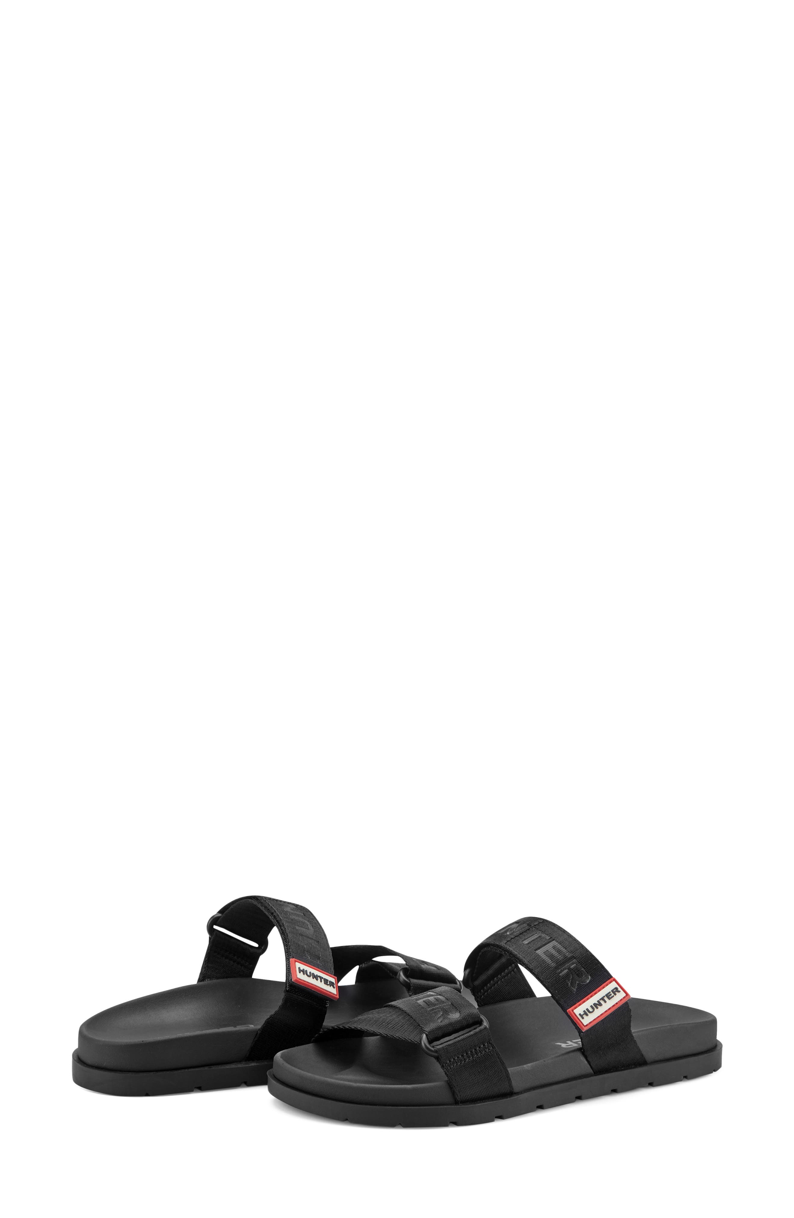 Hunter Rylee Slide Sandal, Alternate, color, Black 001