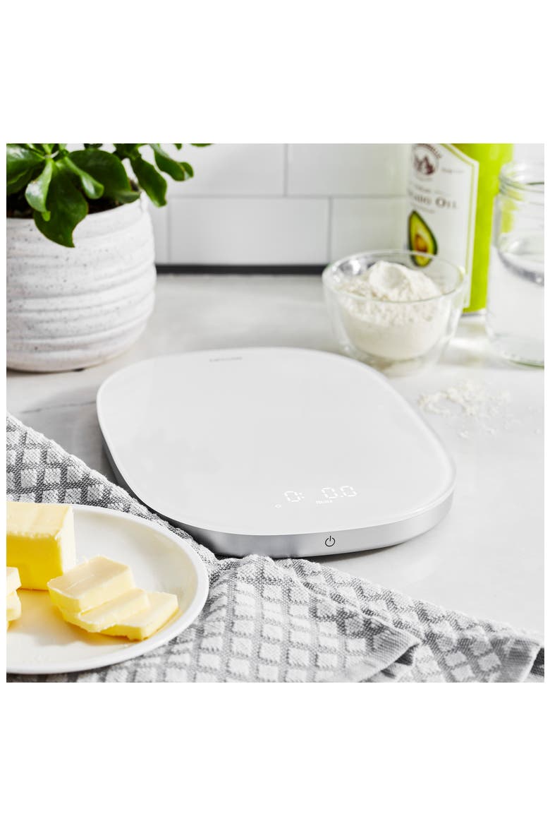 Enfinigy Digital Kitchen Scale, Alternate, color, WHITE