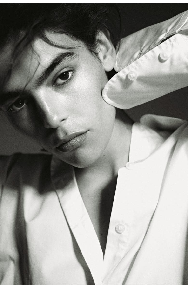 H&M Cotton poplin shirt, Alternate, color, White