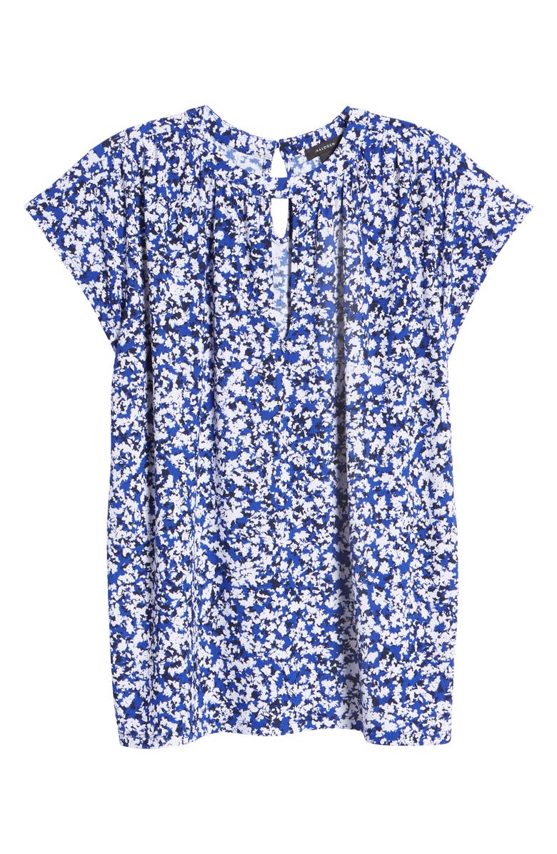 Halogen<sup>®</sup> Keyhole Cap Sleeve Knit Top, Alternate, color,